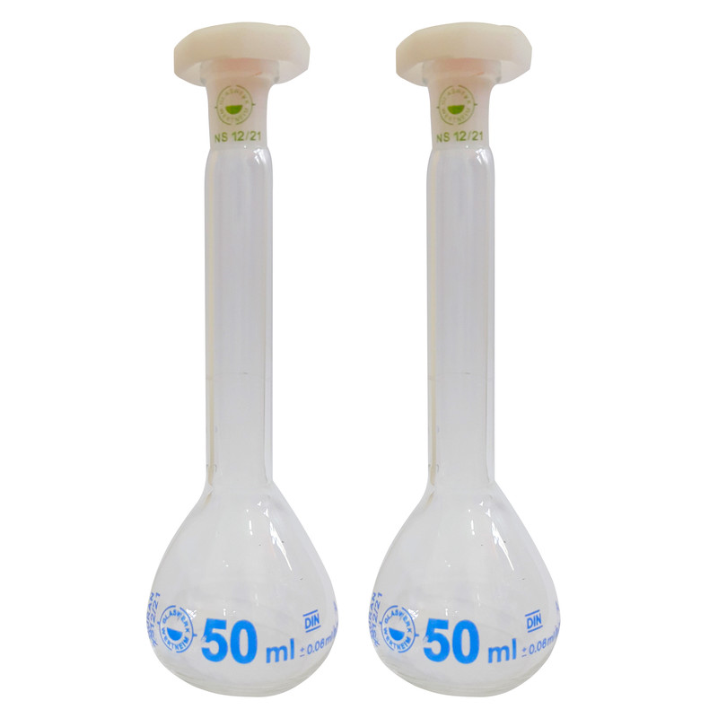 بالن آزمایشگاهی مدل ژوژه ظرفیت 50 میلی لیتر مجموعه 2 عددی