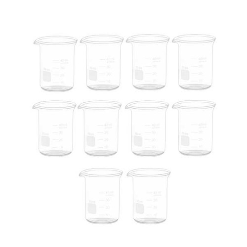 بشر آزمایشگاه مدل BSH50 ظرفیت 50 میلی لیتر بسته 10 عددی